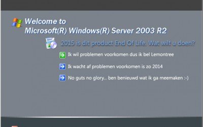 Einde ondersteuning voor Windows Server 2003