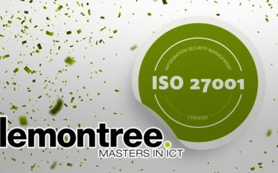 Lemontree ISO27001 gecertificeerd op dienstverlening