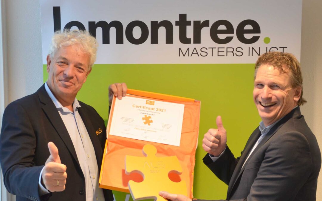 Lemontree opnieuw trots ambassadeur van Stichting ALS Nederland