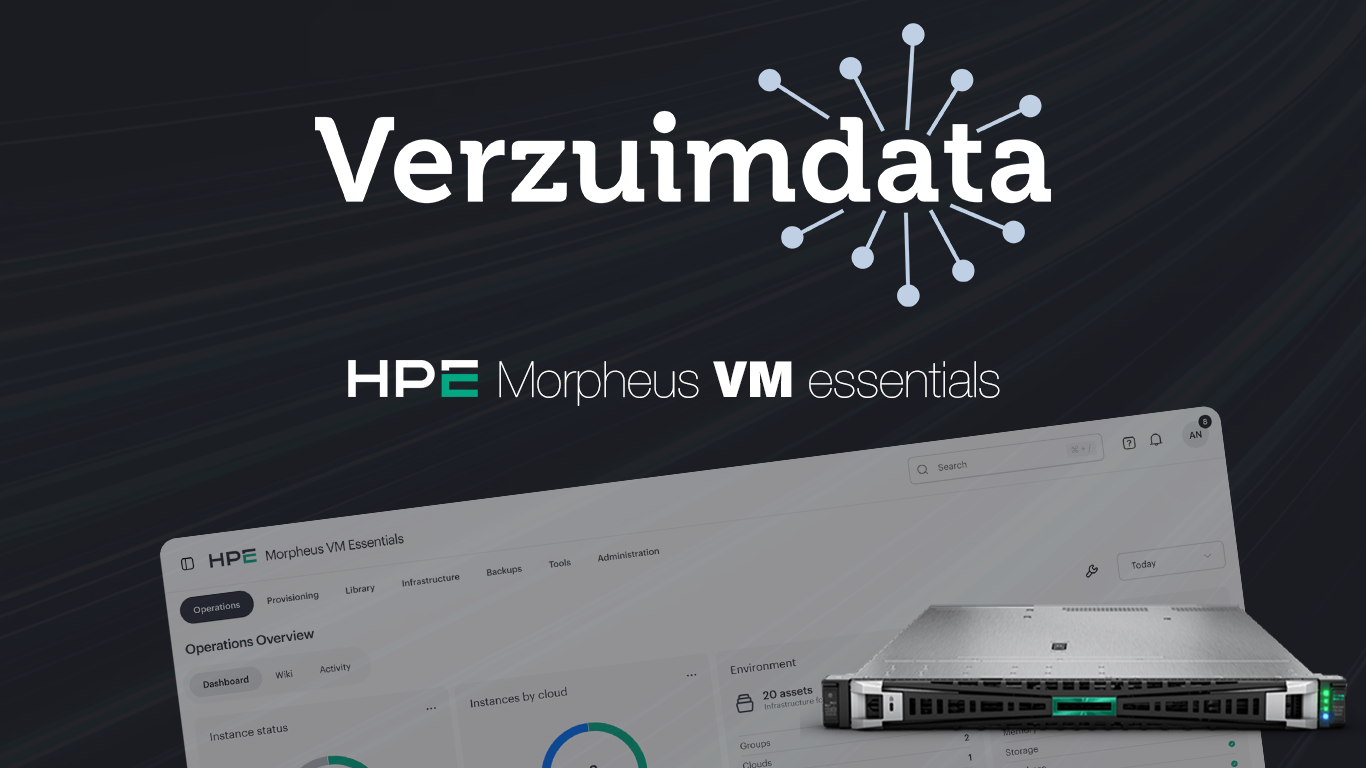 HPE SimpliVity met HPE Morpheus VME