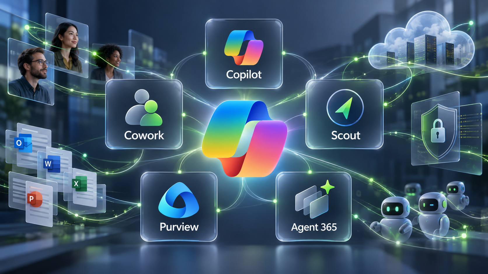 Microsoft AI 2027 AI, Purview, Agent365, Scout, Copilot, Cowork